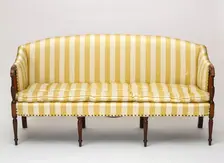 Sofa, about 1800. Creator: Unknown