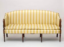 Sofa, about 1800. Creator: Unknown