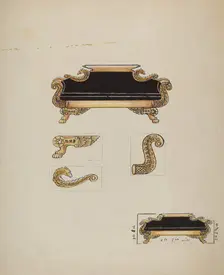 Sofa, c. 1936. Creator: Wellington Blewett
