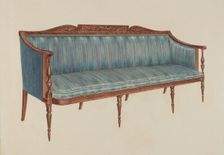 Sofa, c. 1936. Creator: Florence Choate