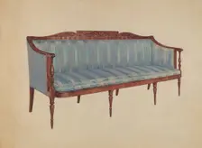 Sofa, c. 1936. Creator: Florence Choate