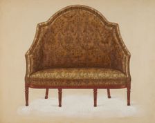 Sofa, c. 1936. Creator: Frank Wenger