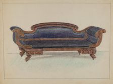 Sofa, c. 1936. Creator: Herman Bader