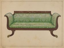 Sofa, c. 1936. Creator: Nicholas Gorid