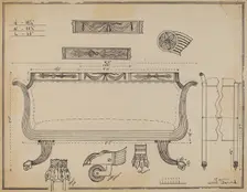 Sofa, c. 1936. Creator: Nicholas Gorid