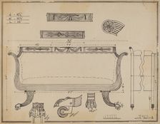 Sofa, c. 1936. Creator: Nicholas Gorid