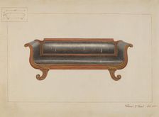 Sofa, c. 1937. Creator: Vincent P. Rosel