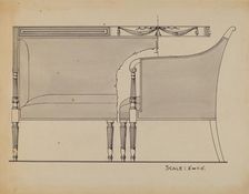 Sofa, c. 1939. Creator: Carl Weiss