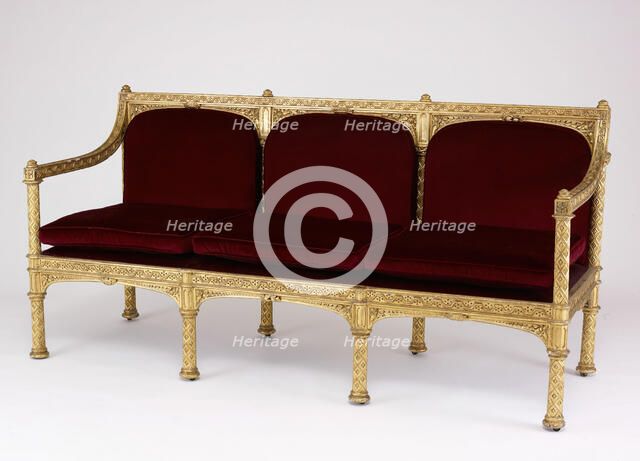 Sofa, London, 1807. Creator: James Wyatt.