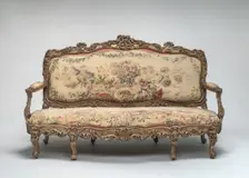 Sofa, probably c. 1830/1850. Creator: Unknown