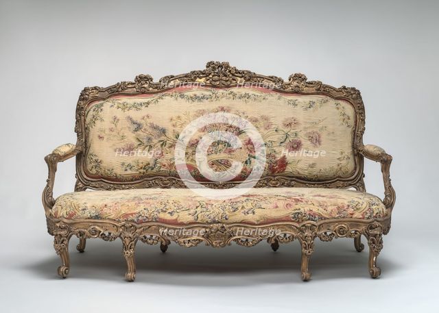 Sofa, probably c. 1830/1850. Creator: Unknown.