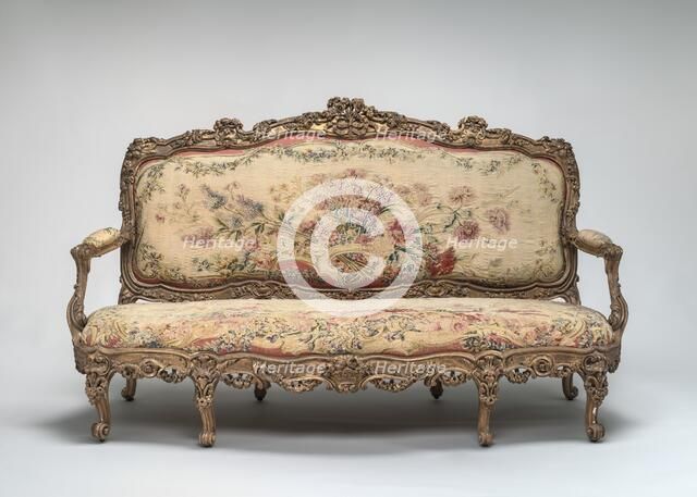Sofa, probably c. 1830/1850. Creator: Unknown.