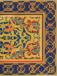 Soffit of arch, Entrance of the Hall of Abencerrages 1907. Creator: Unknown