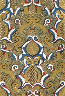 Soffit of great arch at the entrance of the Court of the Fishpond 1907. Creator: Unknown