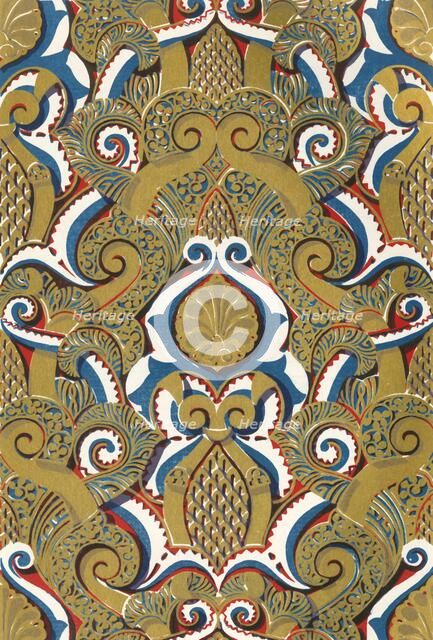 'Soffit of great arch at the entrance of the Court of the Fishpond', 1907. Creator: Unknown.