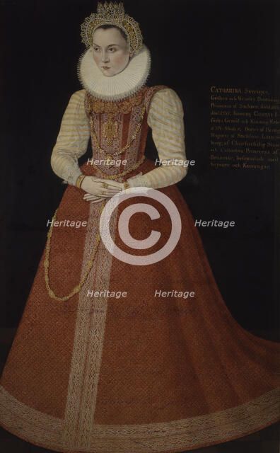 Sofia, 1547-1611, Princess of Sweden Duchess of Saxony-Lau, c16th century. Creator: Anon.