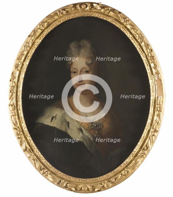 Sofia Charlotta, 1630-1714, Princess of the Palatinate Duchess of Braunschweig-Lüneburg k, 1705. Creator: Johan David Swartz.