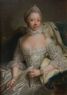 Sofia Charlotta, 1744-1818, Princess of Mecklenburg-Strelitz, Queen of England, 1762. Creator: Georg David Matthieu