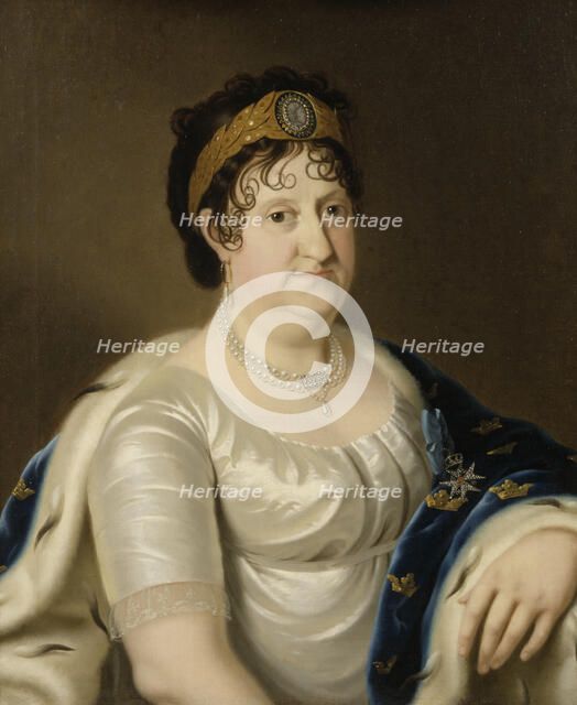 Sofia Albertina, 1753-1829, Princess of Sweden, c1790. Creator: Anon.