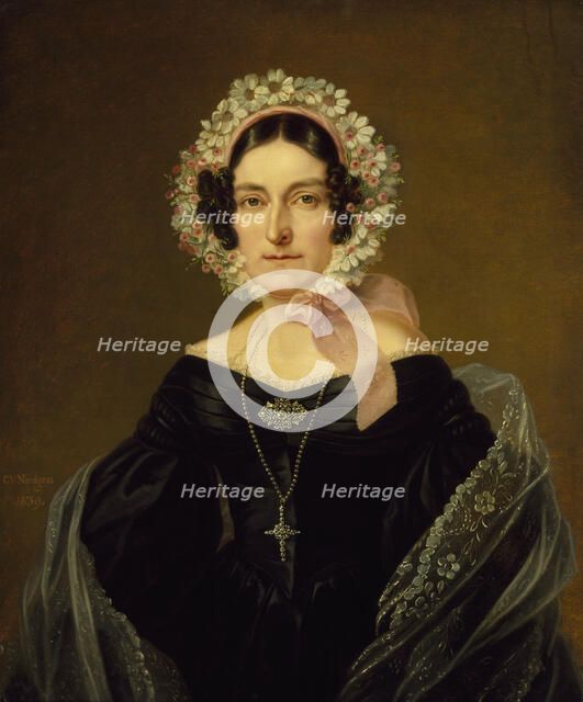 Sofia Magdalena Cantzler, 1839. Creator: Carl Wilhelm Nordgren.