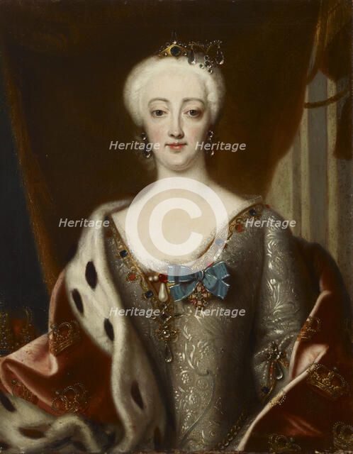 Sofia Magdalena, Queen of Denmark, c1760. Creator: Johann Salomon Wahl.