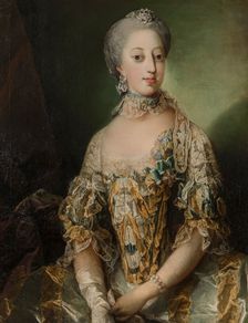 Sofia Magdalena, Queen of Sweden, 1766. Creator: Carl Gustaf Pilo