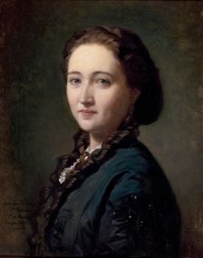 Sofía Reboulet, Madame Palmaroli, 1867. Creator: Federico de Madrazo y Kuntz