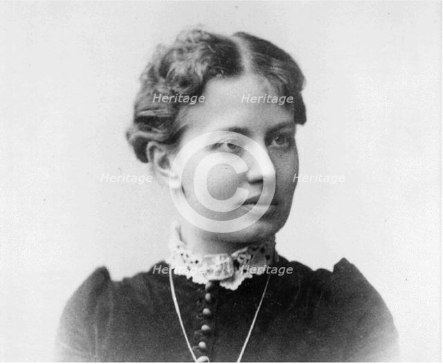 Sofia Vasilyevna Kovalevskaya (1850-1891) Artist: Anonymous  