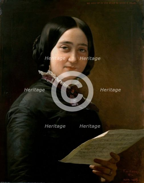 Sofía Vela y Querol, 1850. Creator: Federico de Madrazo y Kuntz.