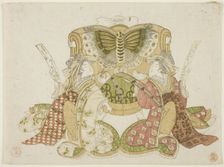 Soga no Goro, Oiso no Tora, and Kewaizaka no Shosho, Japan, 1809. Creator: Kubo Shunman