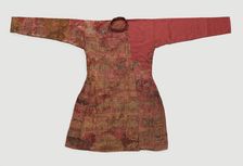 Sogdian robe. Coat with animal and bird motifs, 8th-9th century. Creator: Sogdian Art