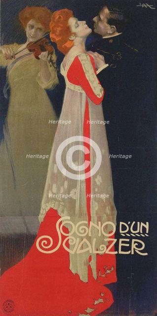 Sogno d'un valzer, 1910. Creator: Metlicovitz, Leopoldo (1868-1944).