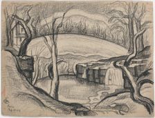 Soho (recto), 1919. Creator: Oscar Bluemner