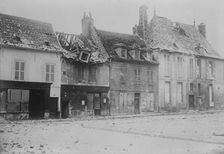 Soissons after bombardment, 1914. Creator: Bain News Service