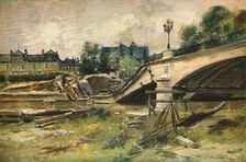 'Soissons; Le Pont sur L'Aisne 1915. Creator: Francois Flameng