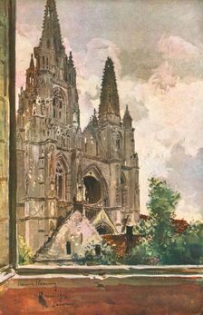 'Soissons; Les ruines de Saint-Jean-des-Vignes, a Soissons 1915. Creator: Francois Flameng
