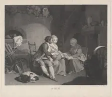 Soir (Evening), 1780s. Creator: Nicolas-Francois Regnault