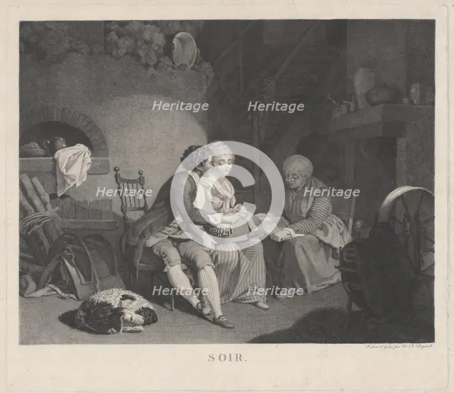 Soir (Evening), 1780s. Creator: Nicolas-Francois Regnault.