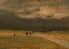 Soir orageux (Stormy evening), 1904. Creator: Cottet, Charles (1863-1925)