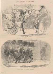 Soirée chez M. Dupin, 19th century. Creator: Honore Daumier