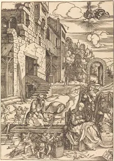 Sojourn of the Holy Family in Egypt, c. 1504. Creator: Albrecht Durer