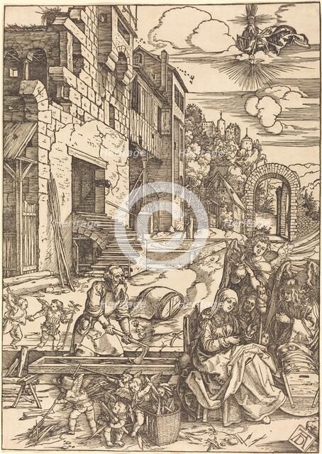 Sojourn of the Holy Family in Egypt, c. 1504. Creator: Albrecht Durer.