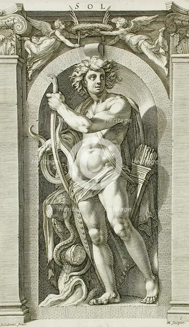 Sol, 1592. Creator: Hendrik Goltzius.