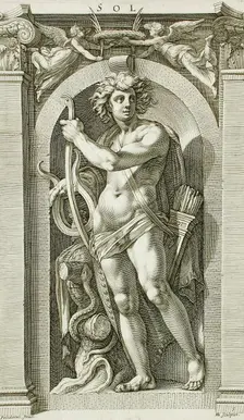 Sol, 1592. Creator: Hendrik Goltzius