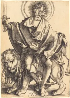 Sol Iustitiae ("Sun of Righteousness"), c. 1499/1500. Creator: Albrecht Durer