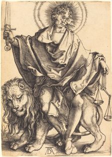 Sol Iustitiae ("Sun of Righteousness"), c. 1499/1500. Creator: Albrecht Durer