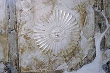 Sol (sulis), the Sun in Stucco, Villa Farnesina, Rome, c1st century BC -1st century
