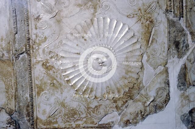 Sol (sulis), the Sun in Stucco, Villa Farnesina, Rome, c1st century BC -1st century.  Artist: Unknown.