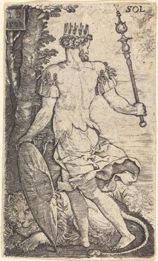 Sol (The Sun), 1528. Creator: Master I. B.