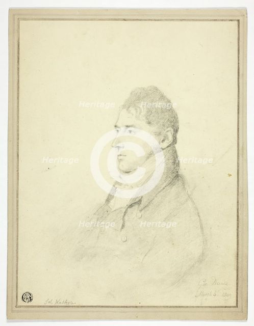 Sol(?) Walker, n.d. Creators: George Dance, George Dawe.
